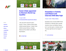 Tablet Screenshot of hungarianfootball.com
